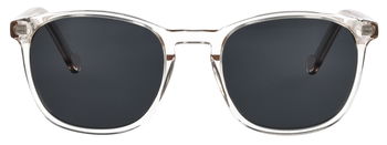 Das Bild zeigt die Kindersonnenbrille 722111 in transparent von vorne.